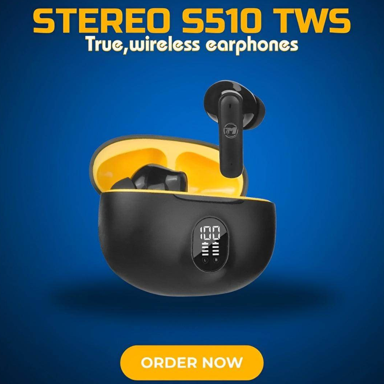 NEW S510 TWS Wireless Airbuds LED Indicater