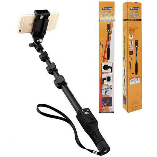 1288 Selfie Stick Bluetooth Extendable with Remote Control