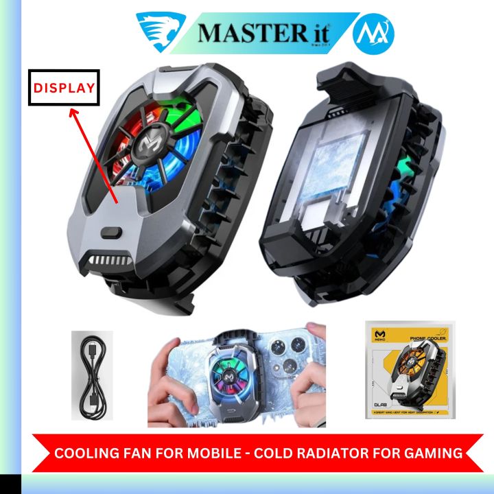 MASTER Gaming Mobile Cooler – Cold Radiator with Display