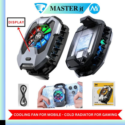 MASTER Gaming Mobile Cooler – Cold Radiator with Display
